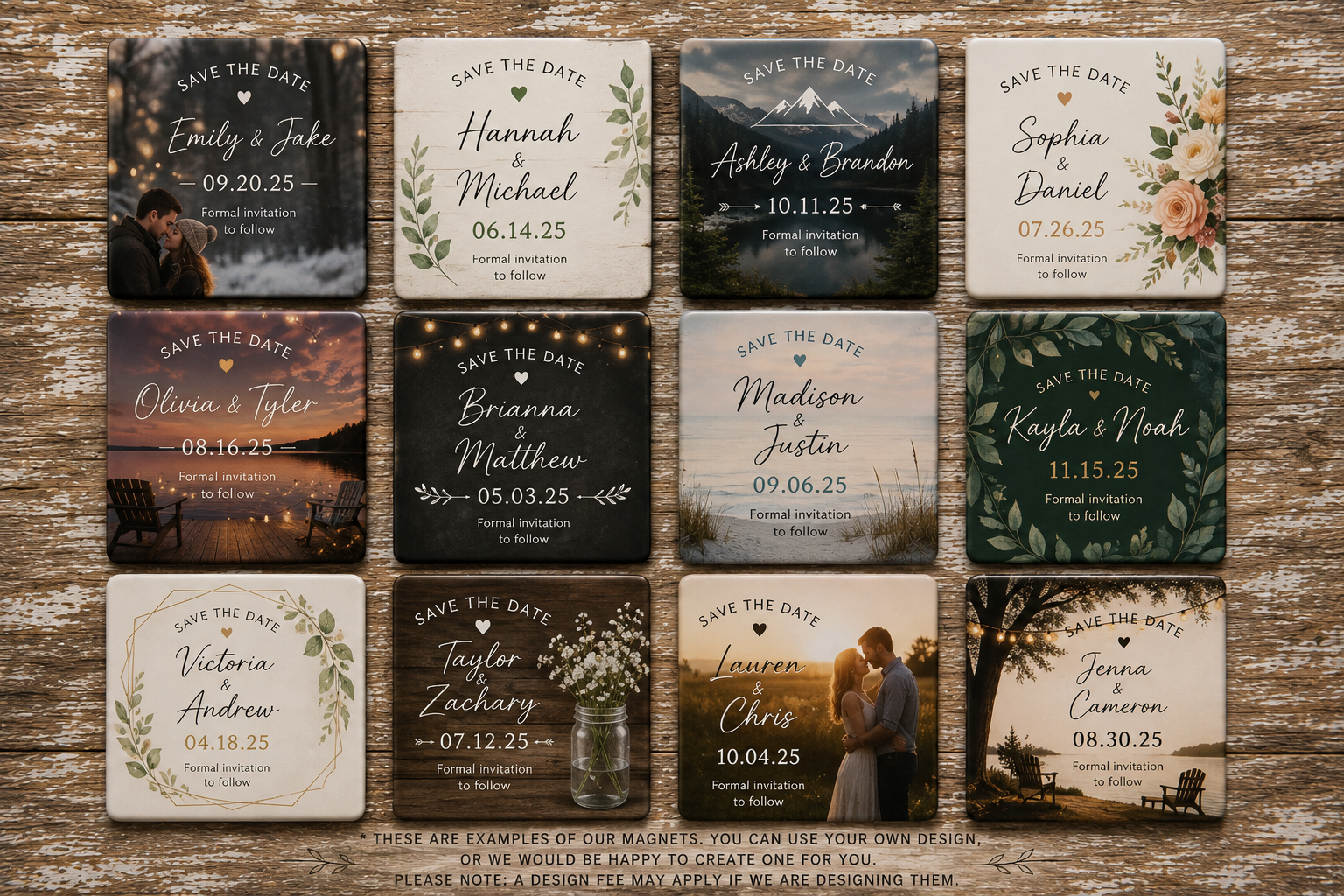 Save The Date Magnets